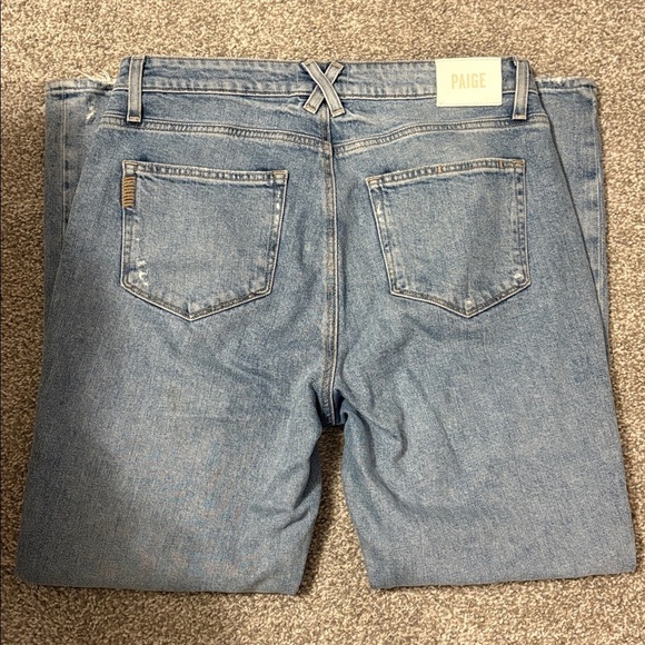 PAIGE Noelle High Rise Light Blue Jeans - Picture 5 of 7
